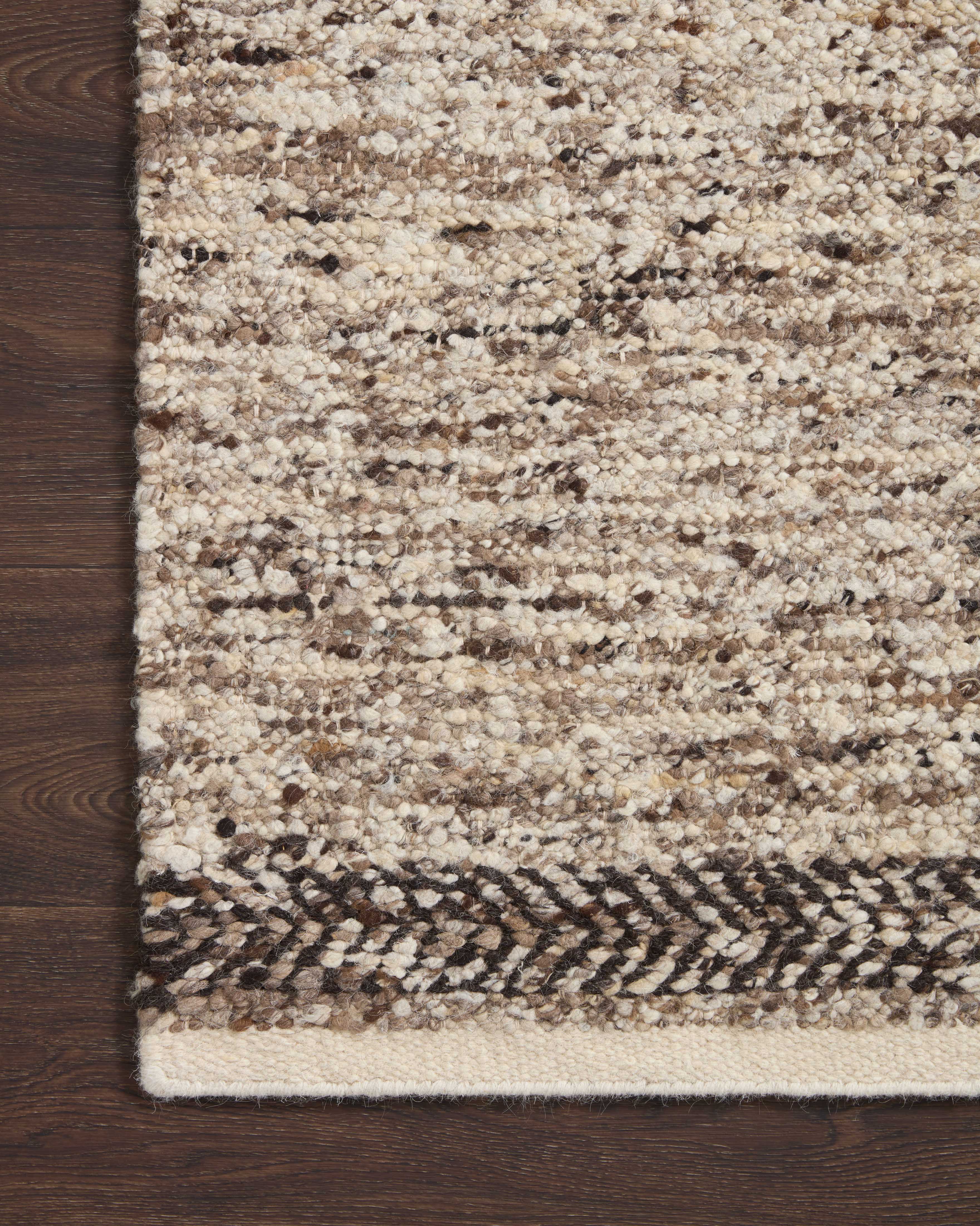 Reyla Granite / Mocha Rug RUGS - wool Loloi