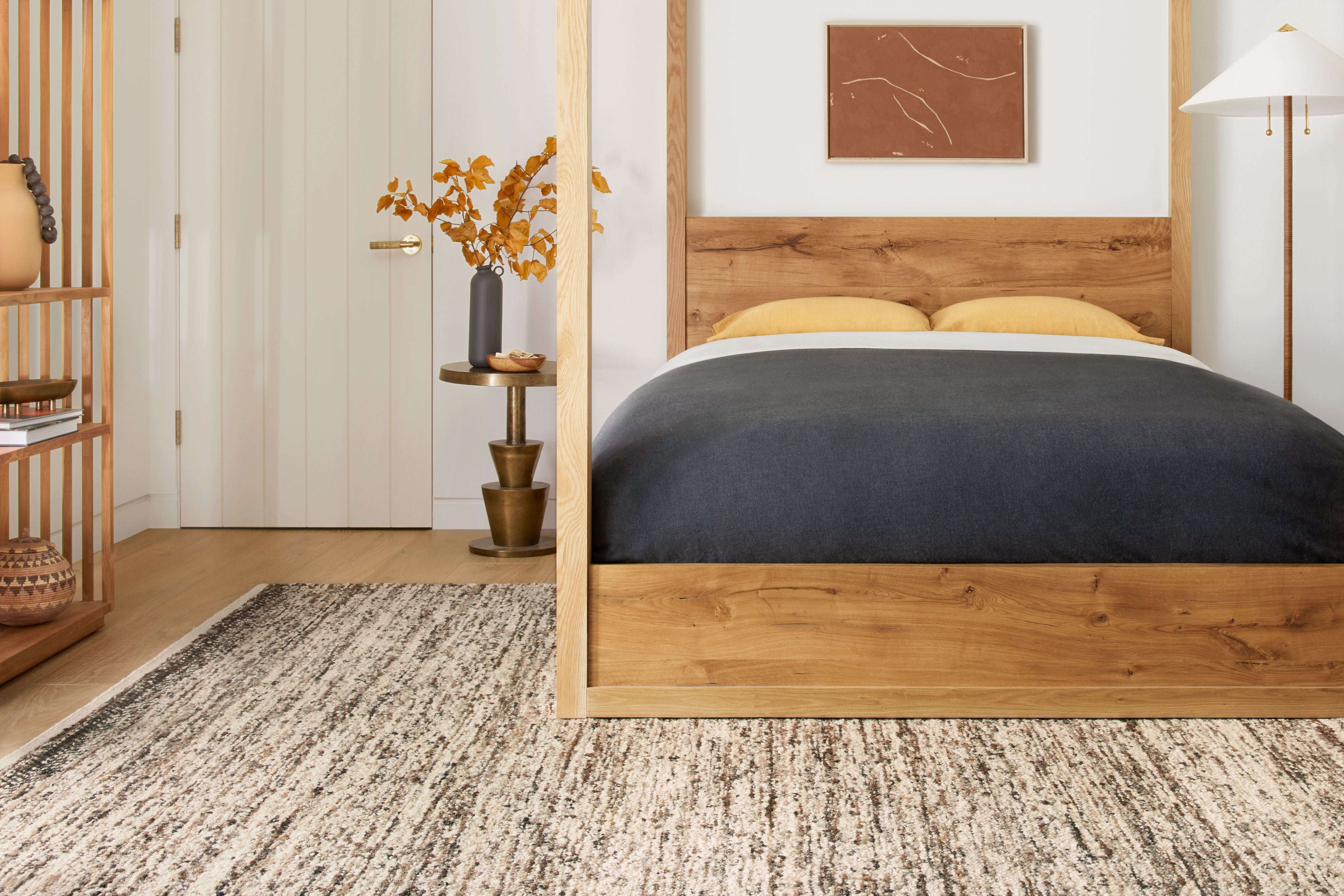 Reyla Granite / Mocha Rug RUGS - wool Loloi