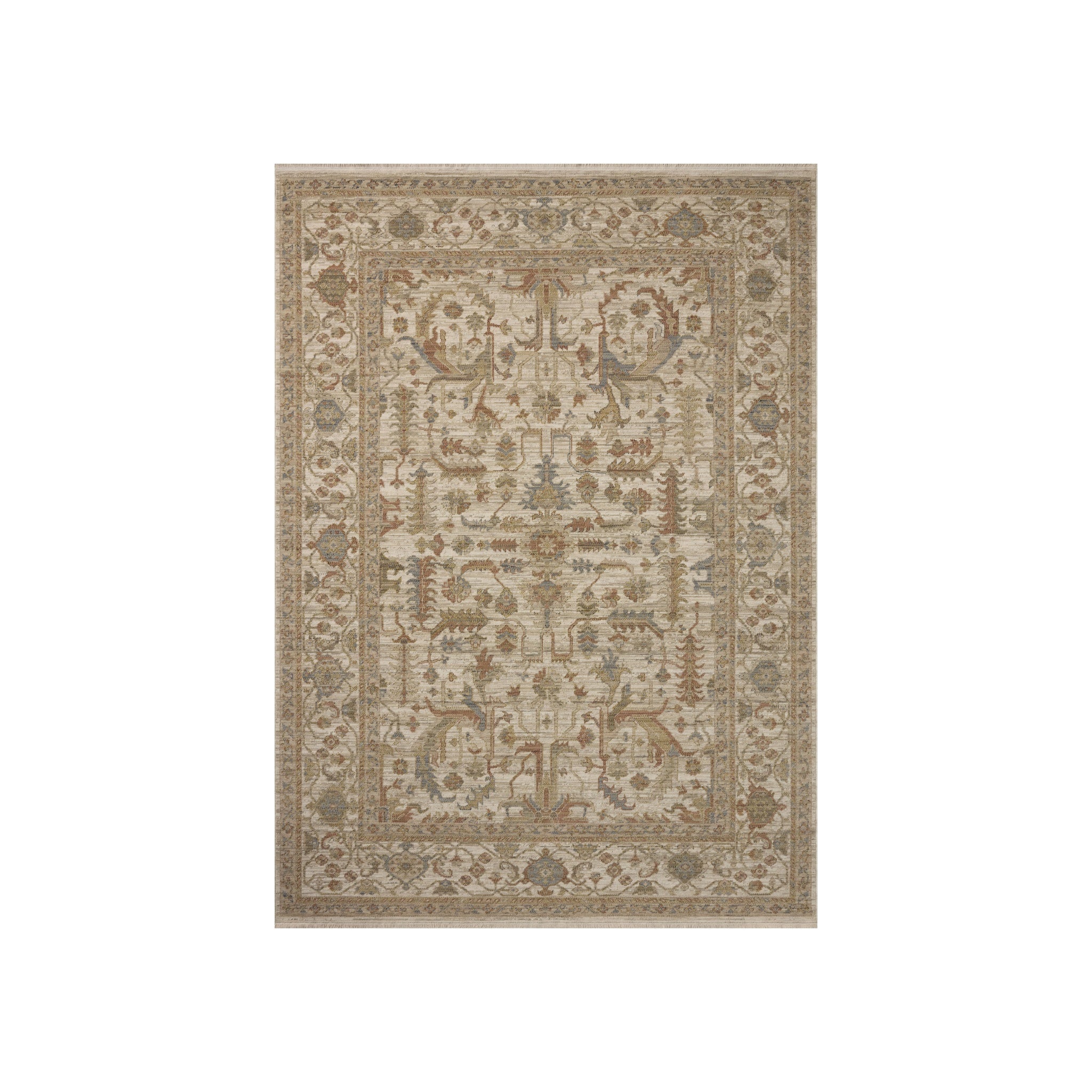Loloi Reign Ivory / Sunset Rug RUGS - wool Loloi 18" x 18"