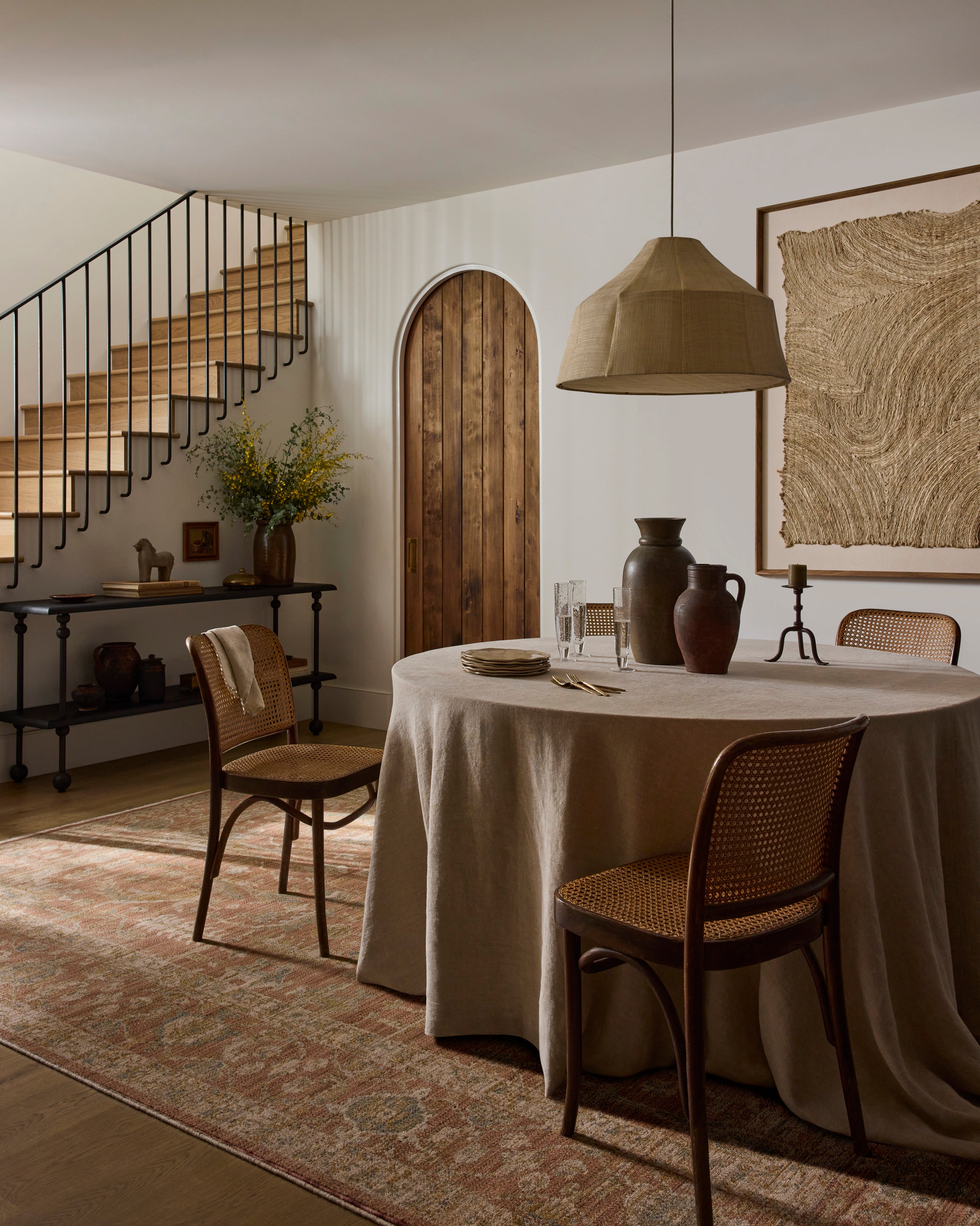 Loloi Reign Terracotta / Sky Rug RUGS - wool Loloi
