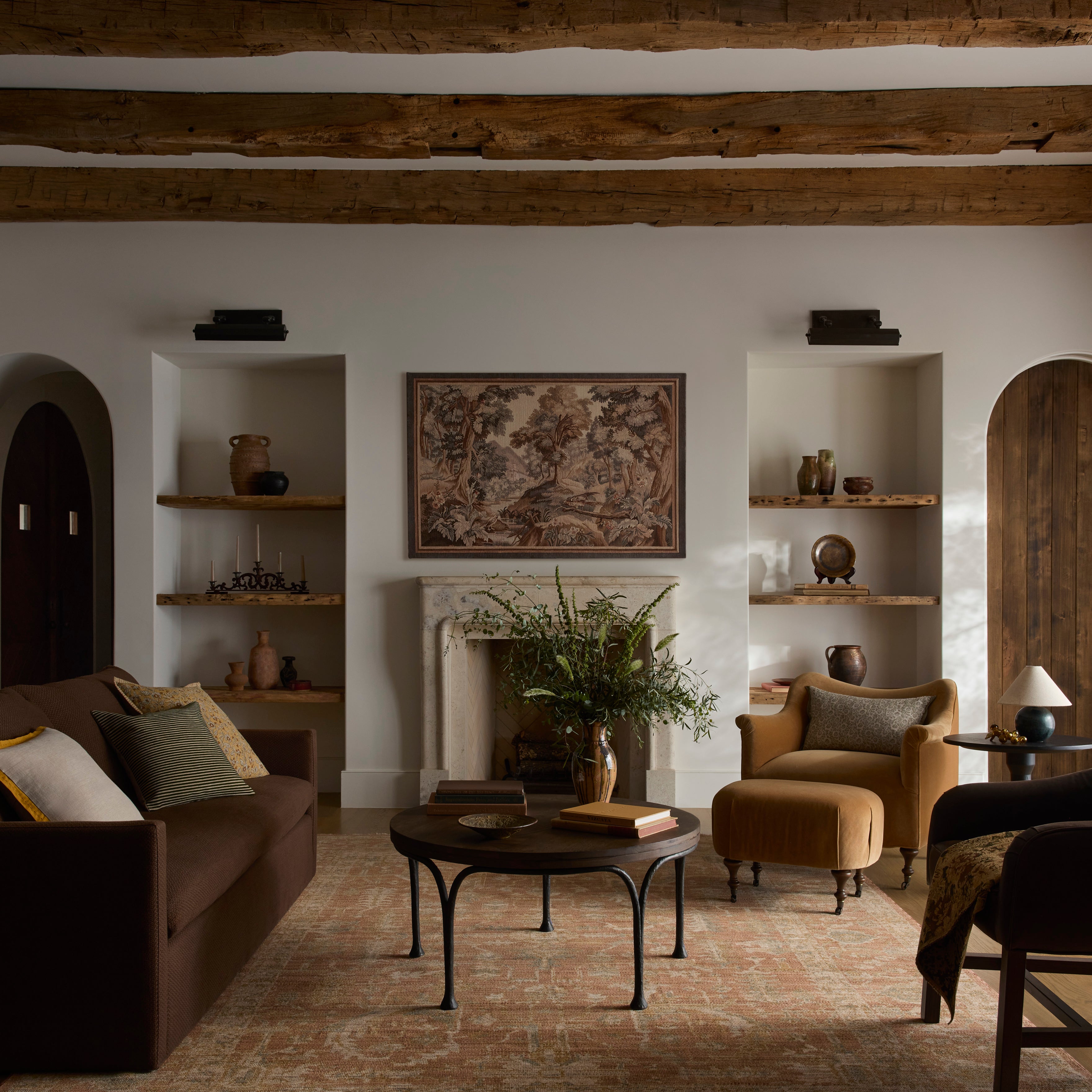 Loloi Reign Terracotta / Sky Rug RUGS - wool Loloi