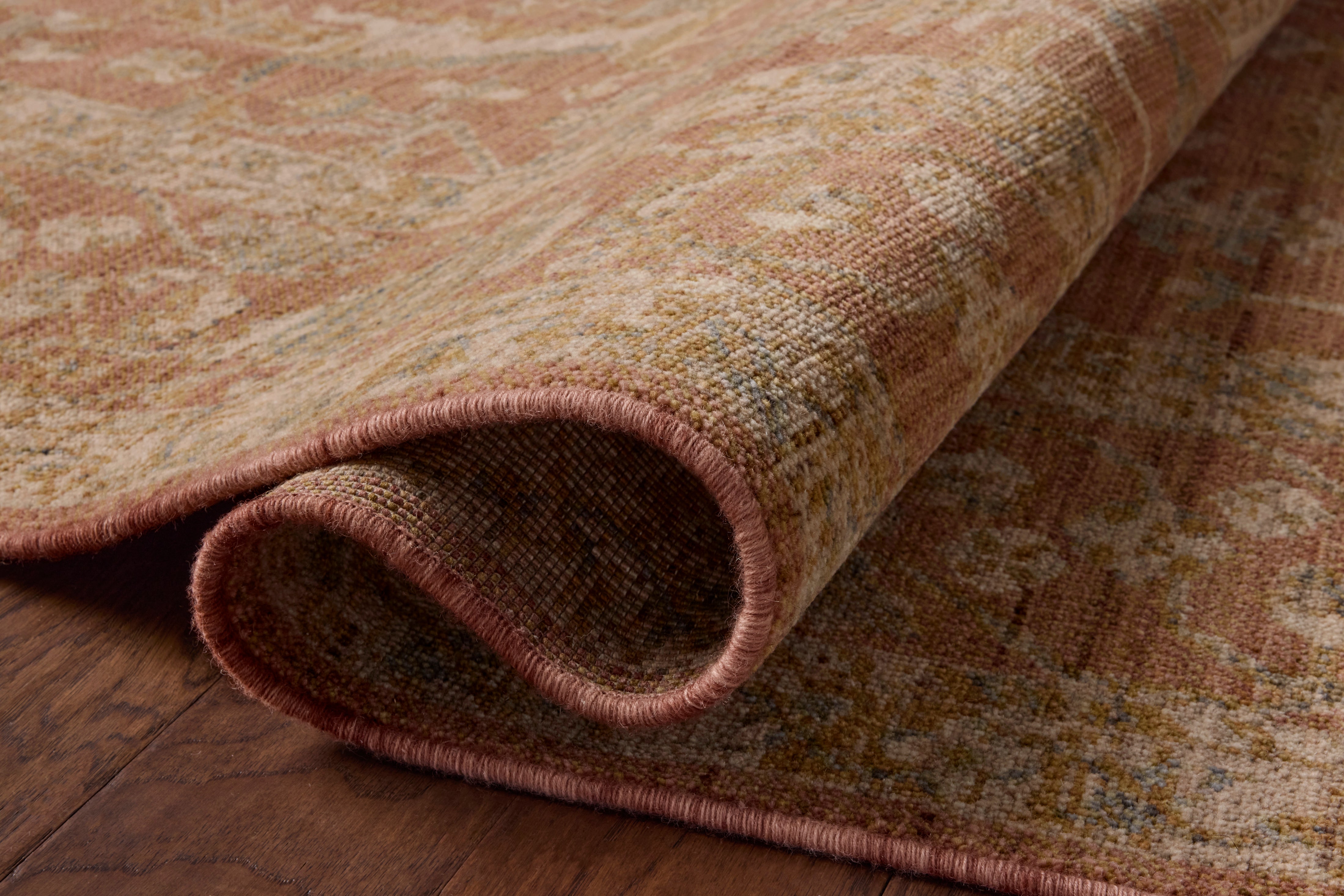 Loloi Reign Terracotta / Sky Rug RUGS - wool Loloi