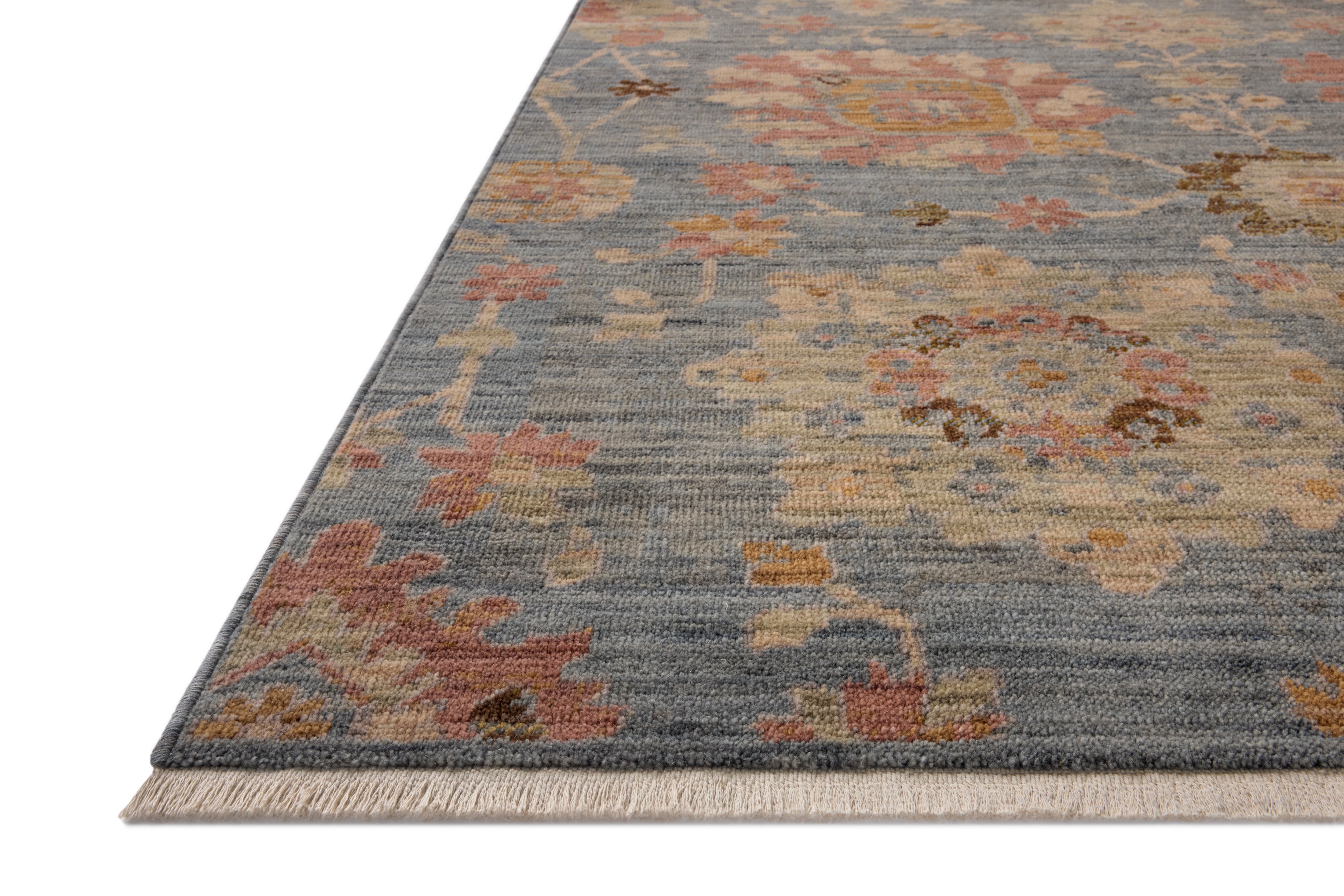 Loloi Reign Denim / Multi Rug RUGS - wool Loloi