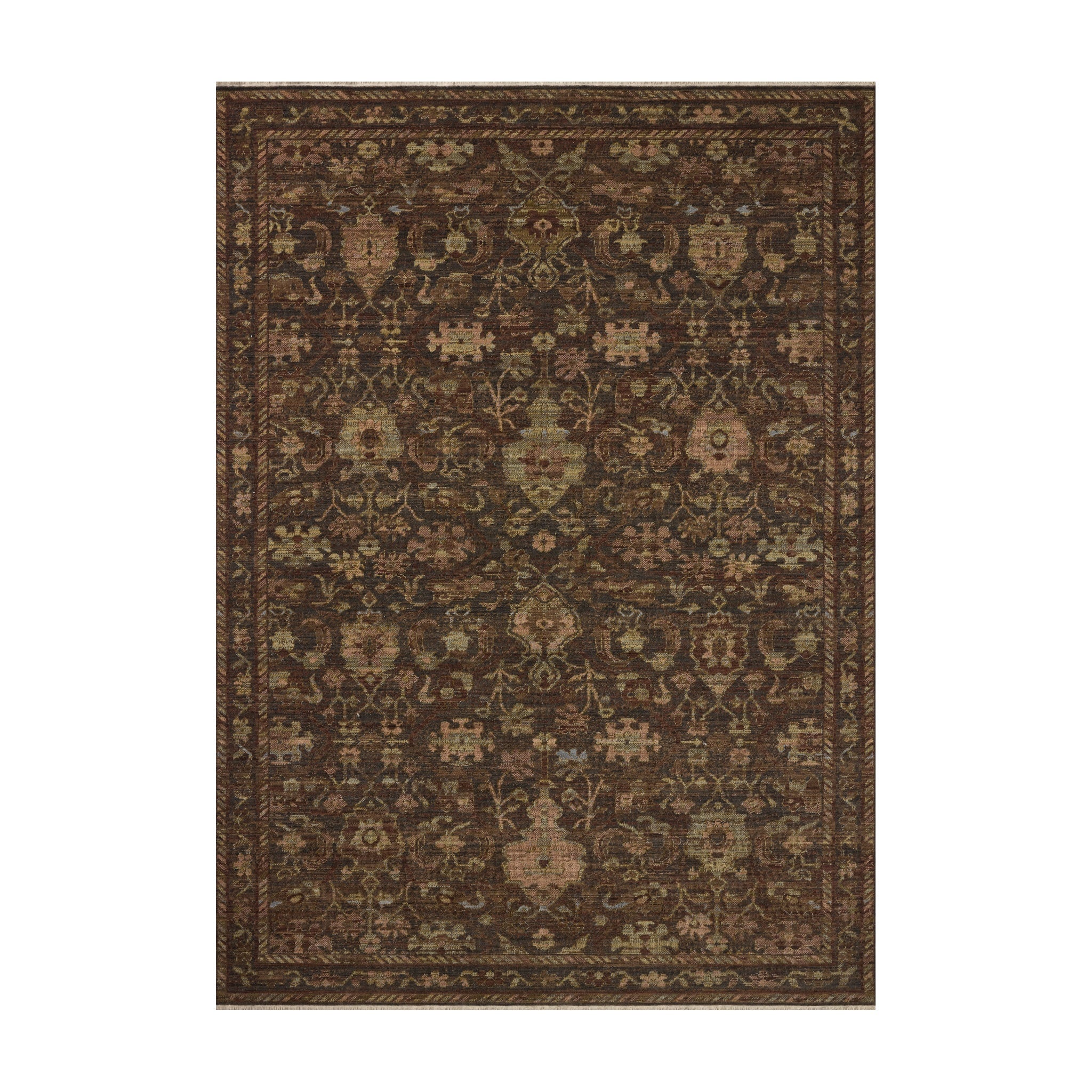Loloi Reign Earth / Clay Square Rug RUGS - wool Loloi 7'9" x 7'9" Square