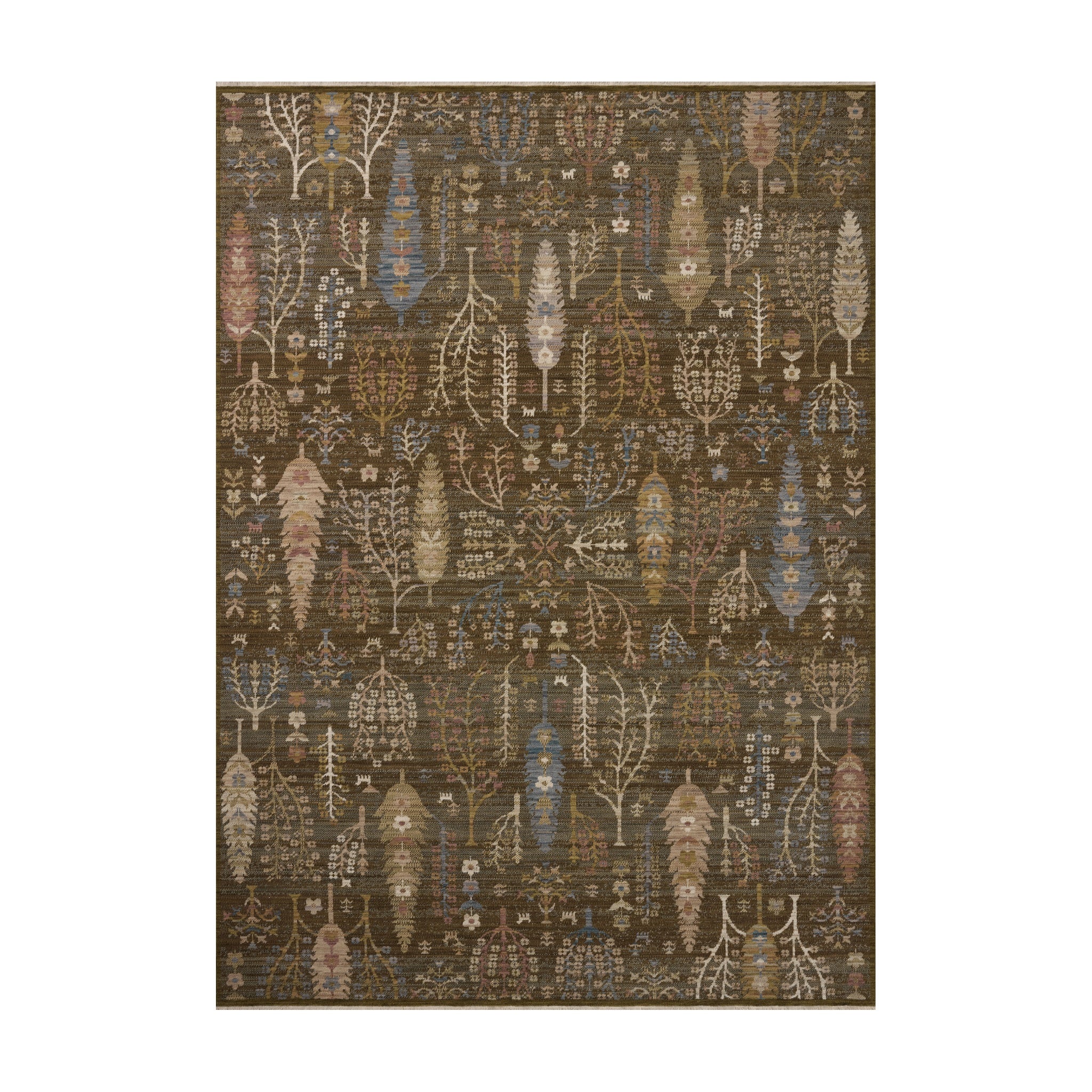 Loloi Reign Moss / Multi Square Rug RUGS - wool Loloi 7'9" x 7'9" Square