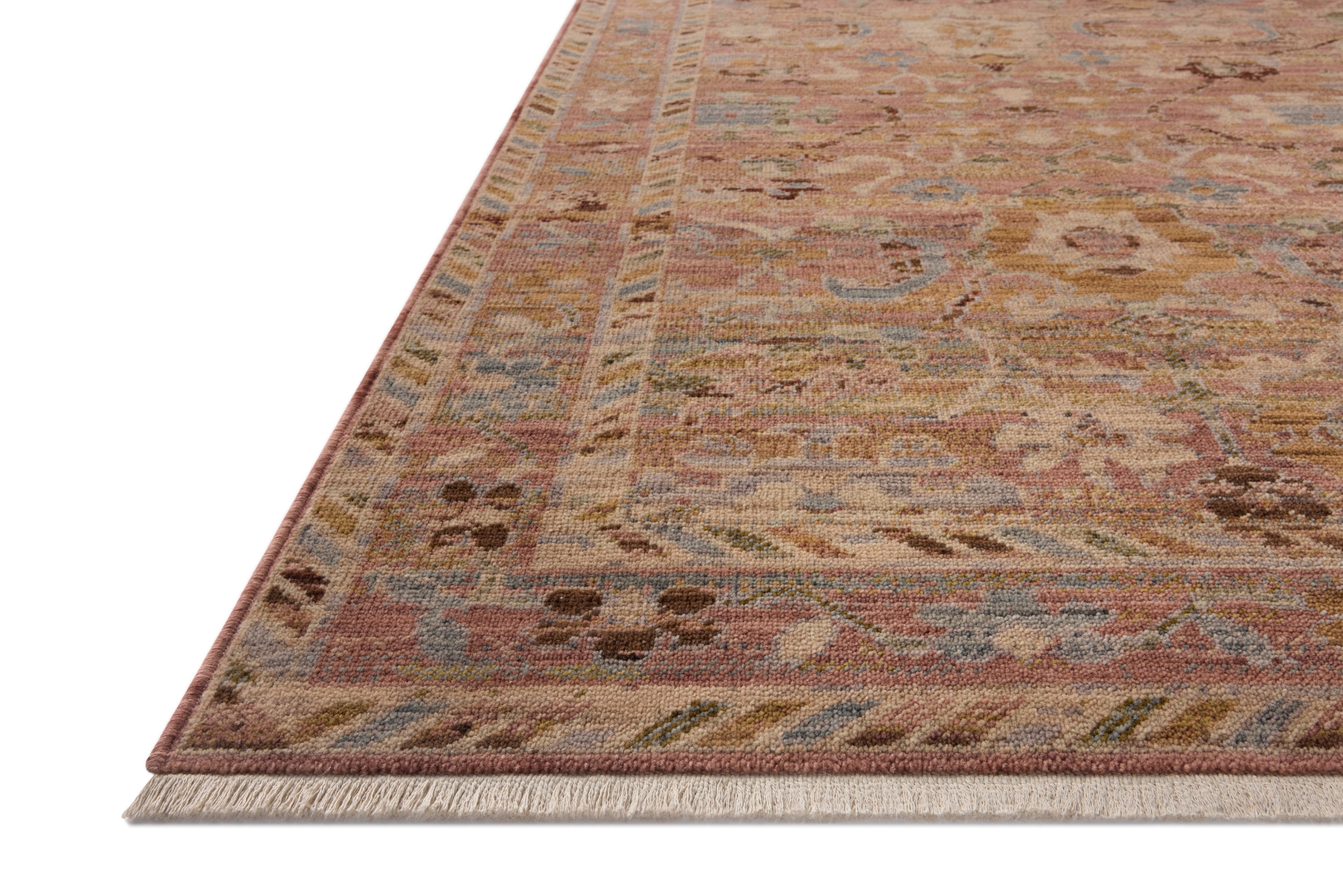 Loloi Reign Pink / Multi Rug RUGS - wool Loloi