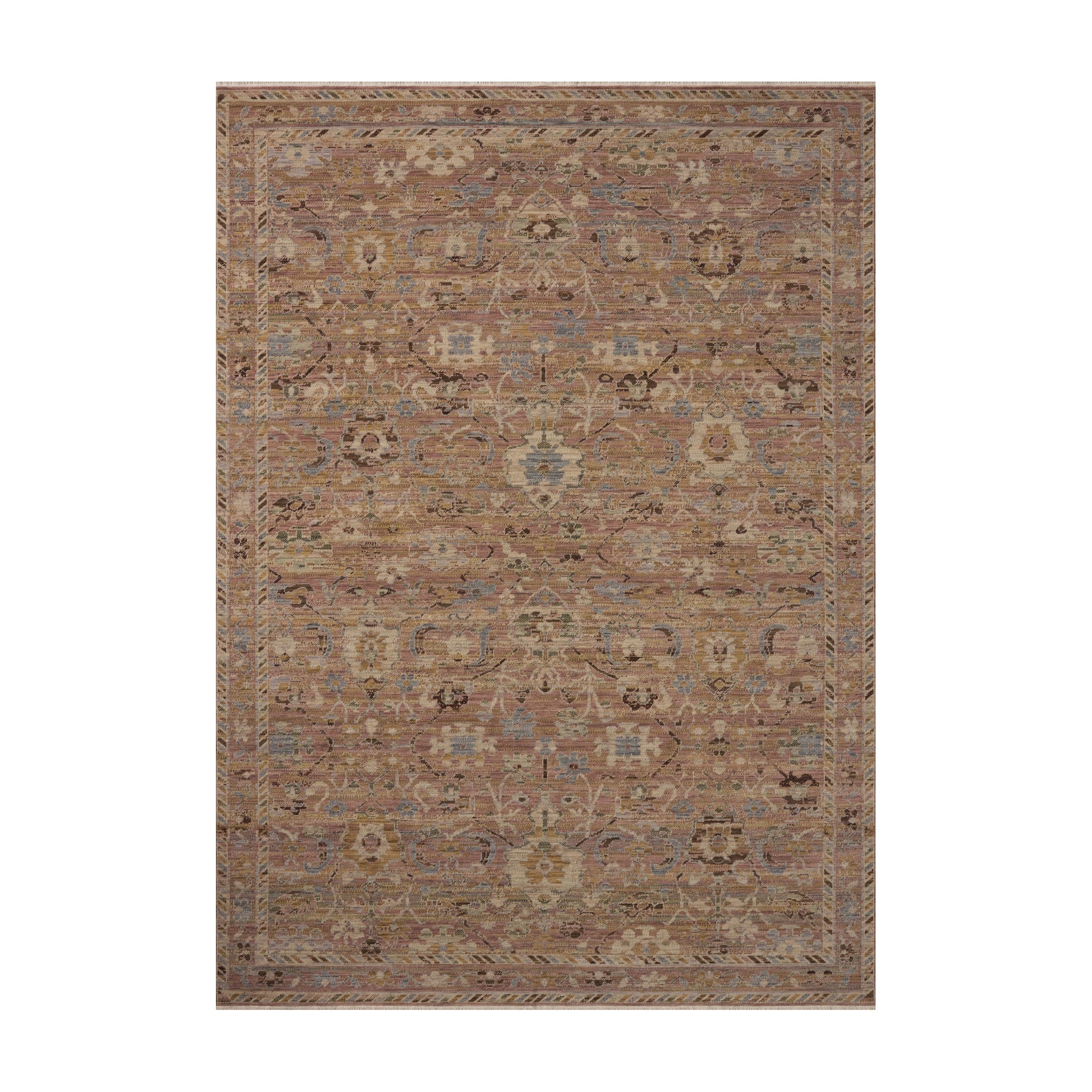 Loloi Reign Pink / Multi Square Rug RUGS - wool Loloi 7'9" x 7'9" Square