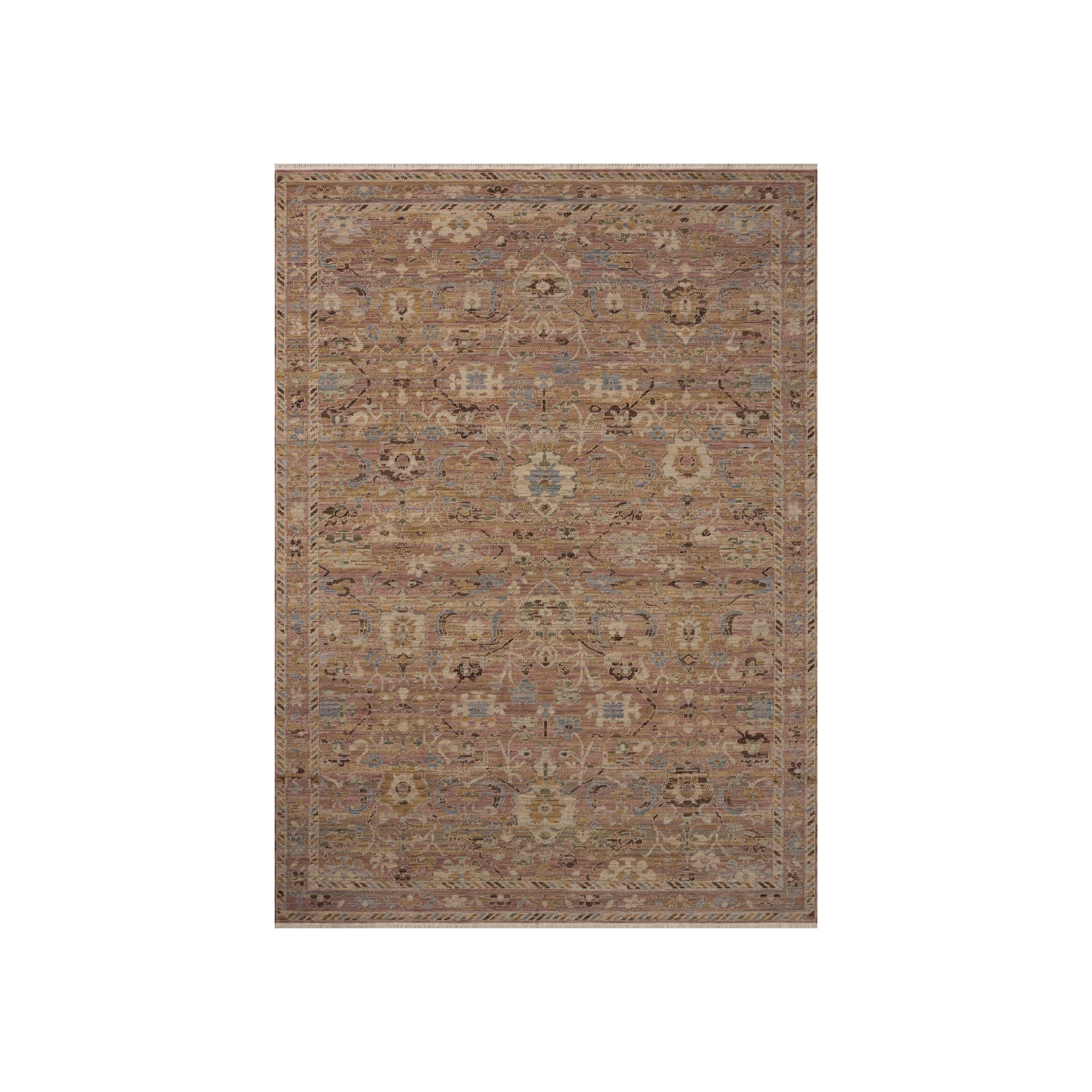 Loloi Reign Pink / Multi Rug RUGS - wool Loloi 18" x 18"