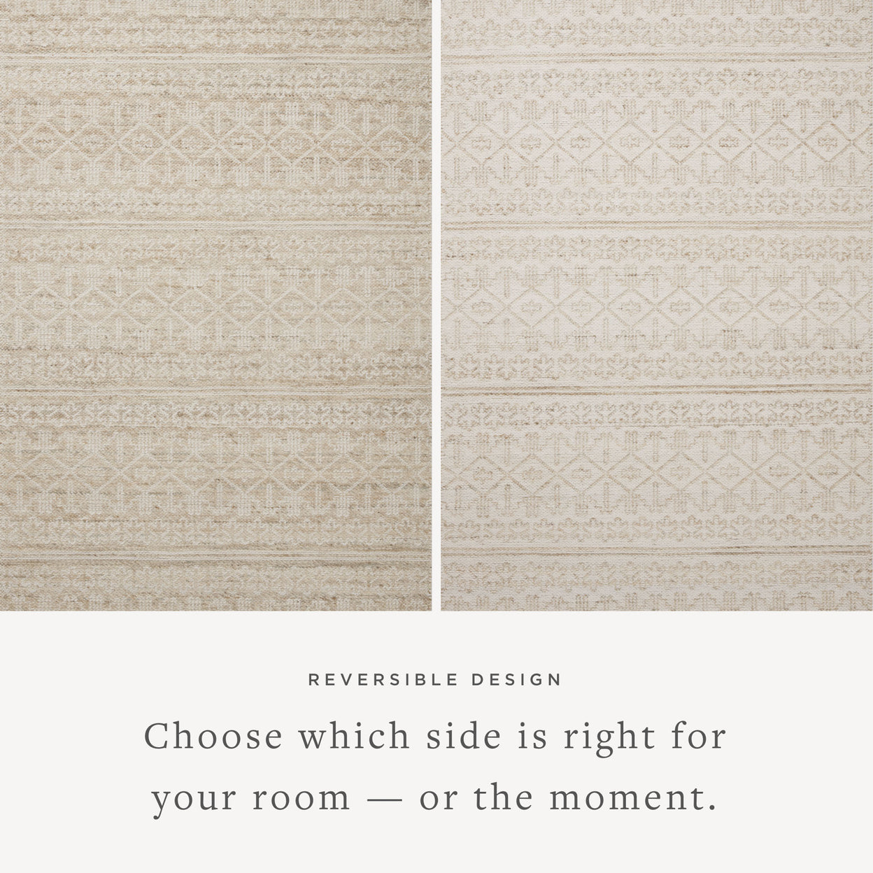 Angela Rose x Loloi Rivers Sand / Ivory Rug 0-RUGS-patterned Loloi