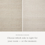 Angela Rose x Loloi Rivers Sand / Ivory Rug 0-RUGS-patterned Loloi
