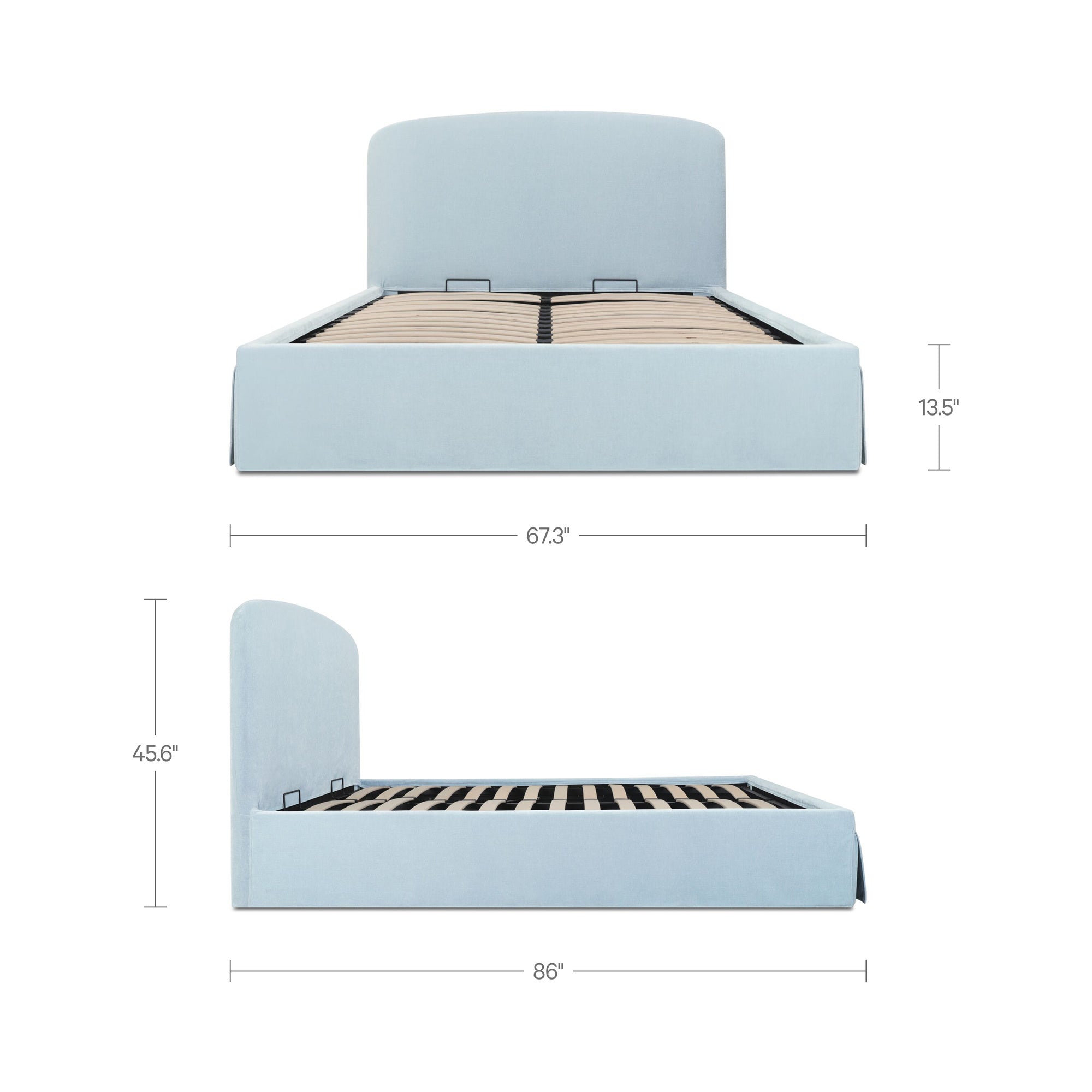Joan Storage Bed FURNITURE - storage bed Moe's Furniture