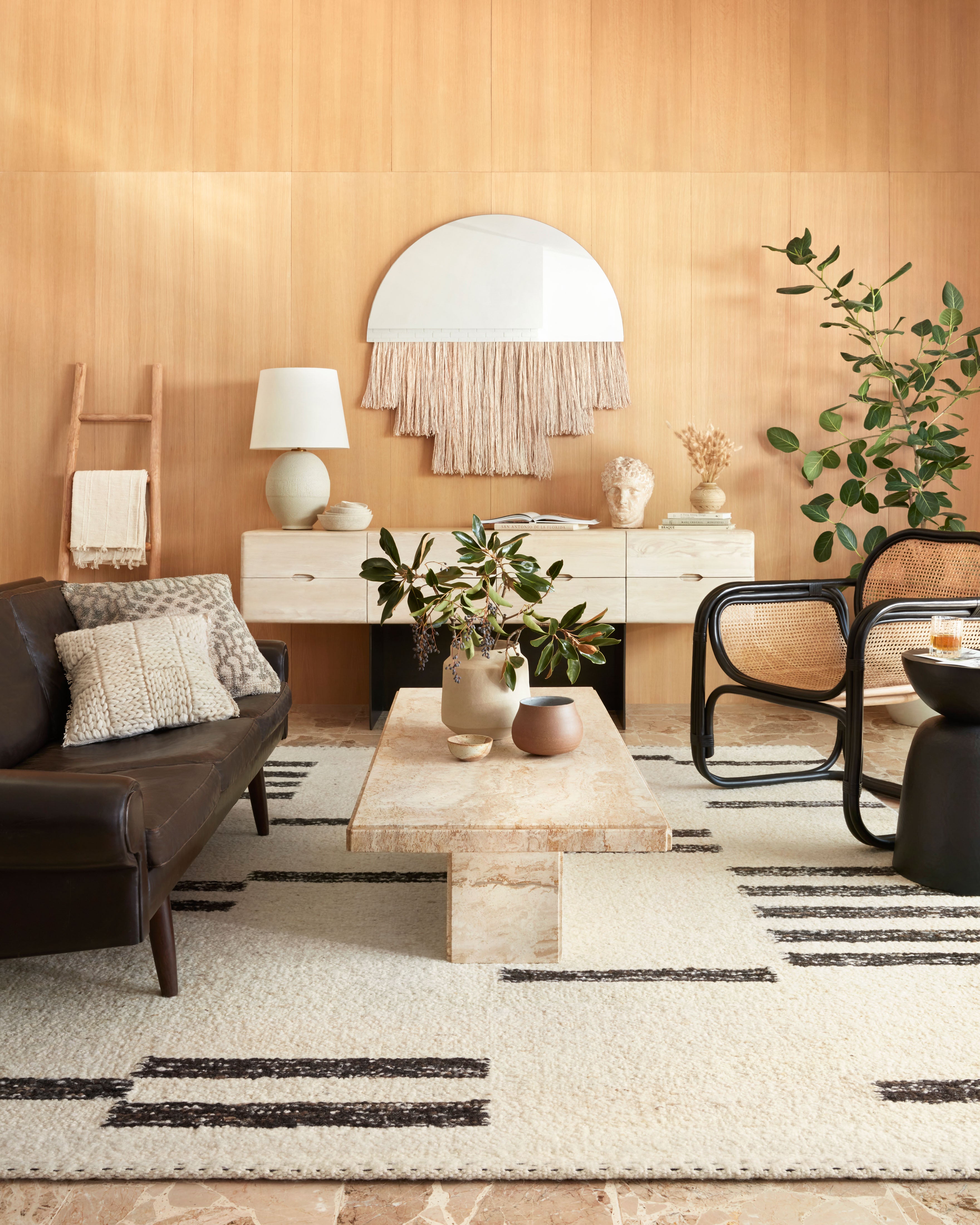 Loloi Roman Natural / Bark Rug RUGS - wool Loloi