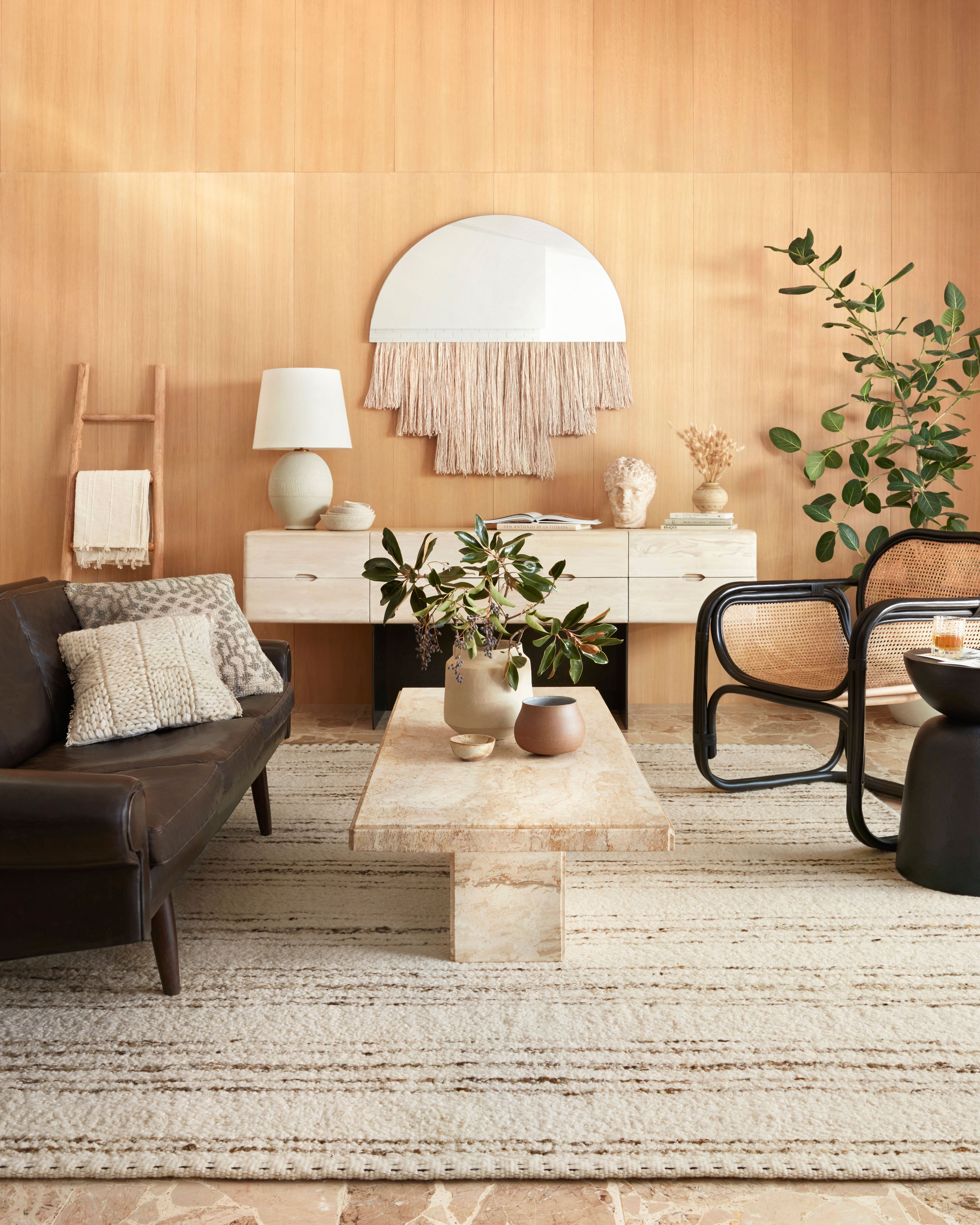Loloi Roman Ivory / Pebble Rug RUGS - wool Loloi