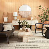 Loloi Roman Natural / Charcoal Rug RUGS - wool Loloi