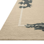 Brigette Romanek x Loloi Romi Oatmeal / Midnight Rug RUGS - wool Loloi