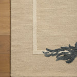 Brigette Romanek x Loloi Romi Oatmeal / Midnight Rug RUGS - wool Loloi