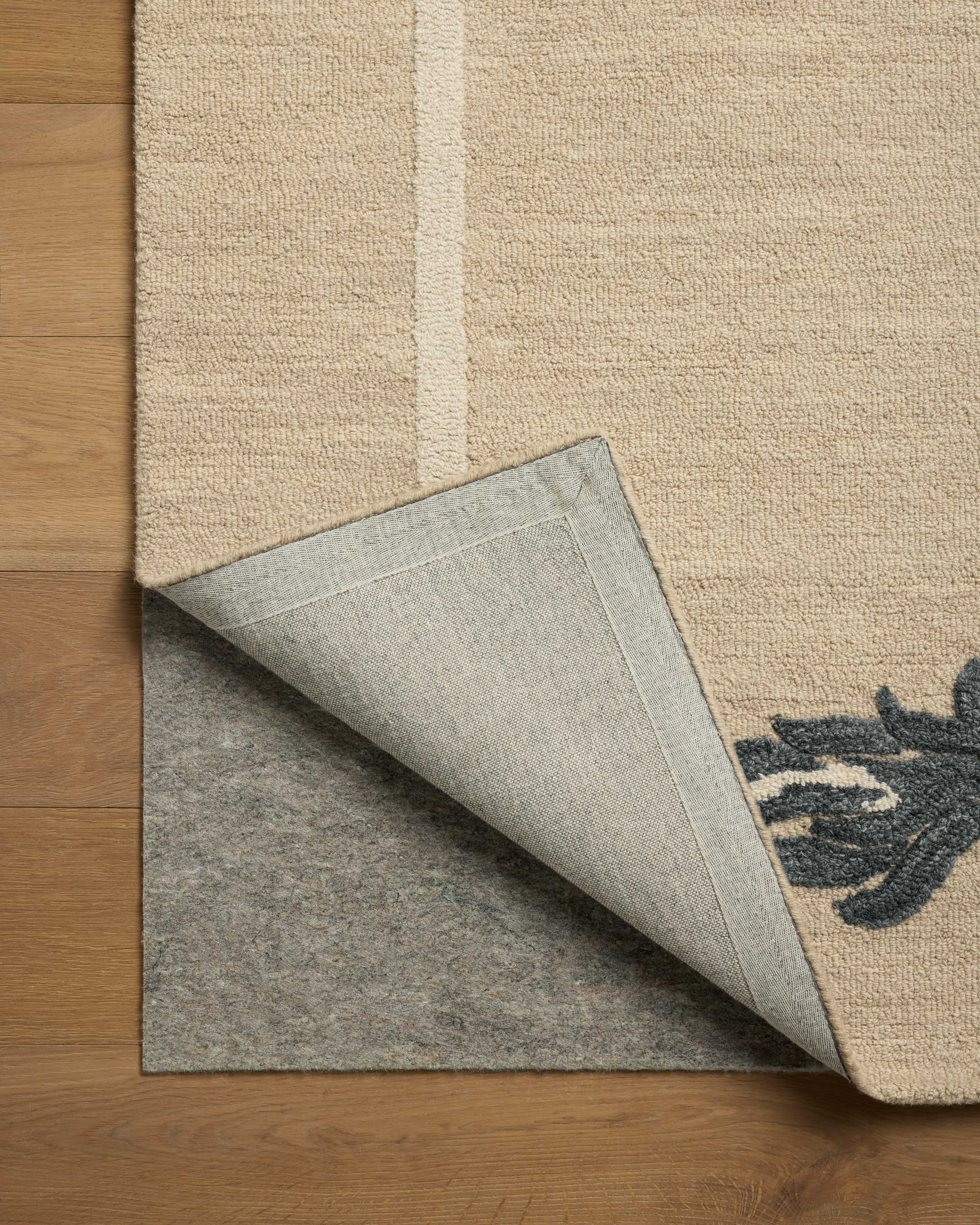 Brigette Romanek x Loloi Romi Oatmeal / Midnight Rug RUGS - wool Loloi