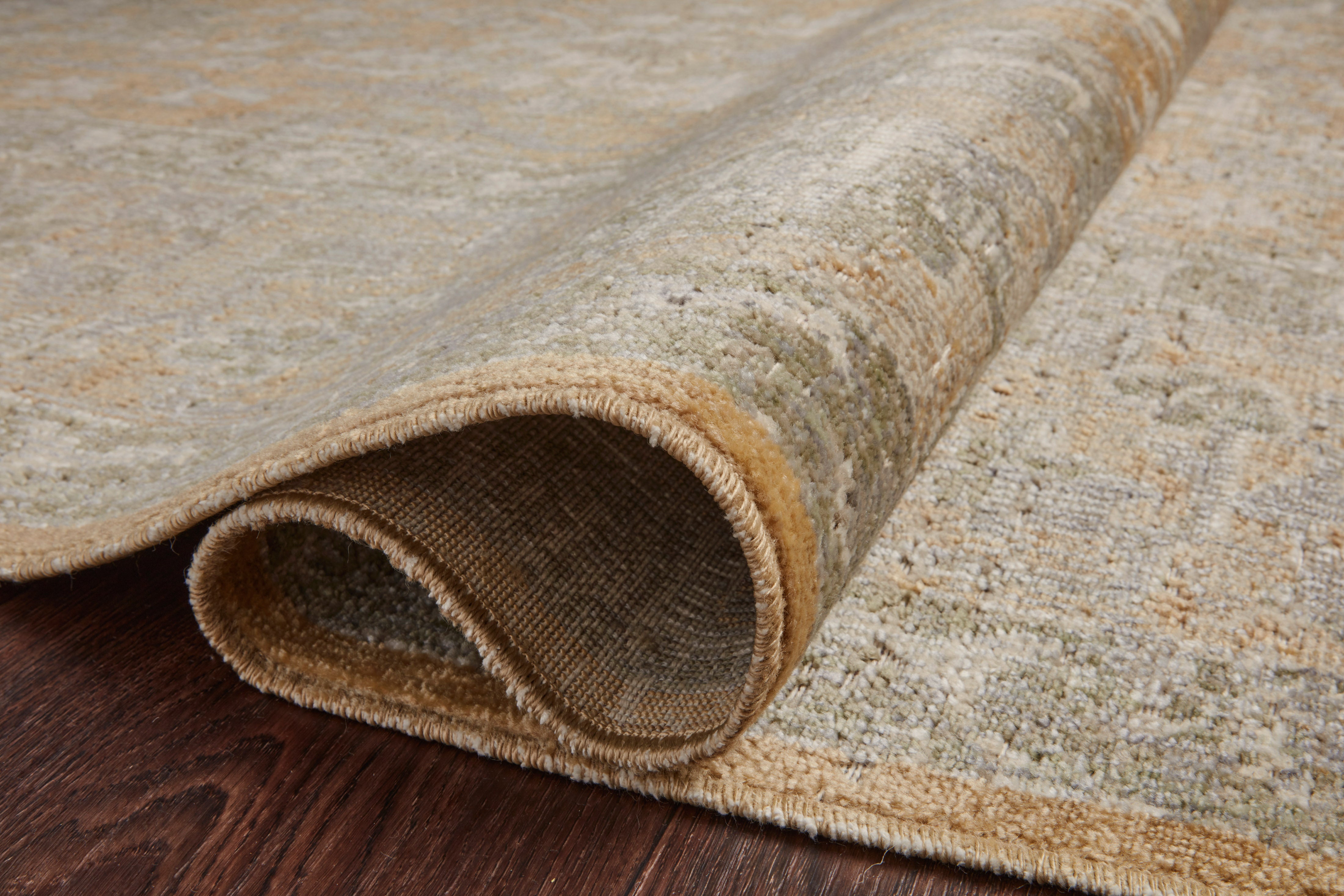 Chris Loves Julia x Loloi Rosemarie Gold / Sand Rug RUGS - patterned Loloi