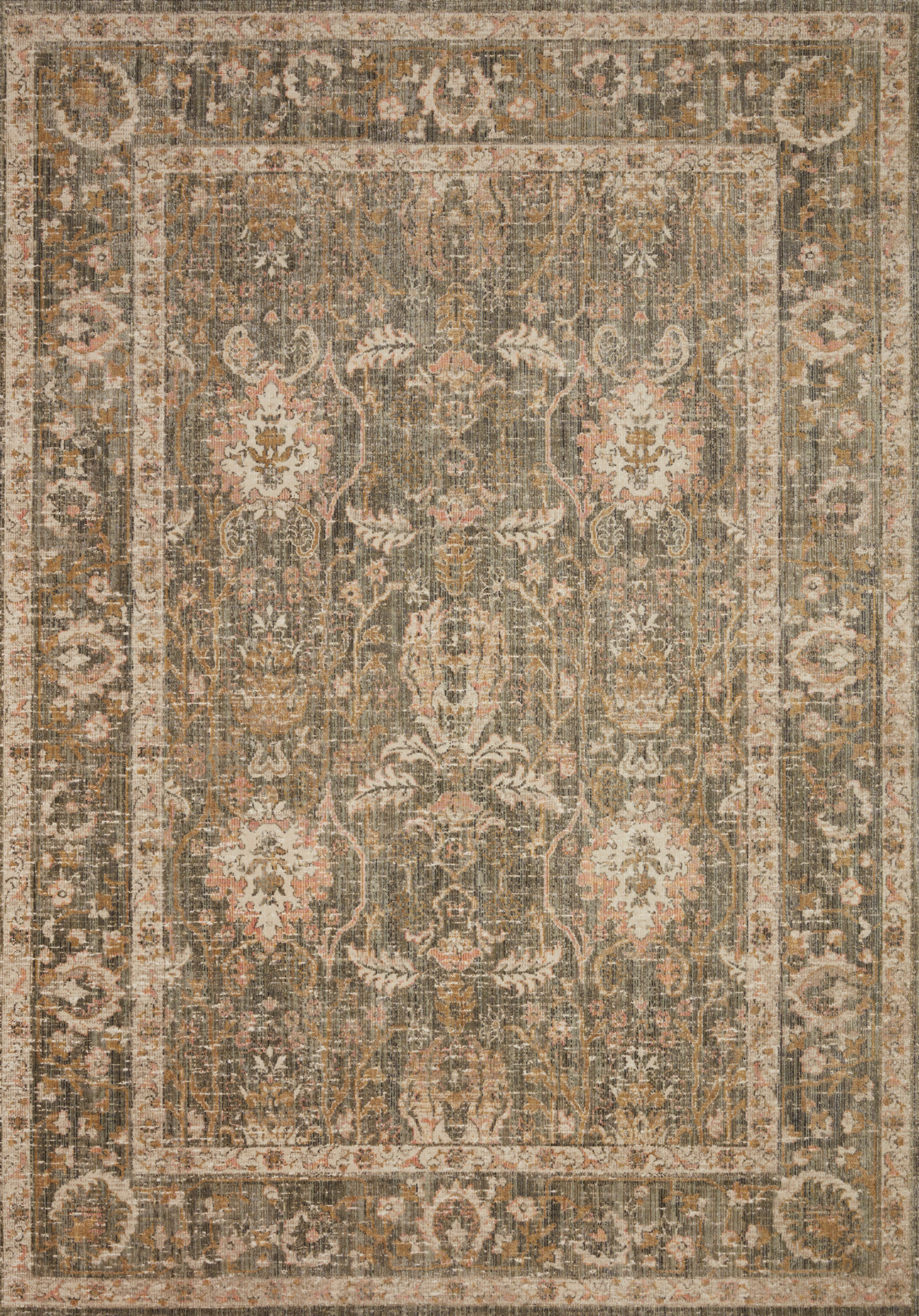 OVERSTOCK - Chris Loves Julia x Loloi Rosemarie Sage / Blush Rug - 2'7" x 8' IN STORE - Sale Rugs Loloi