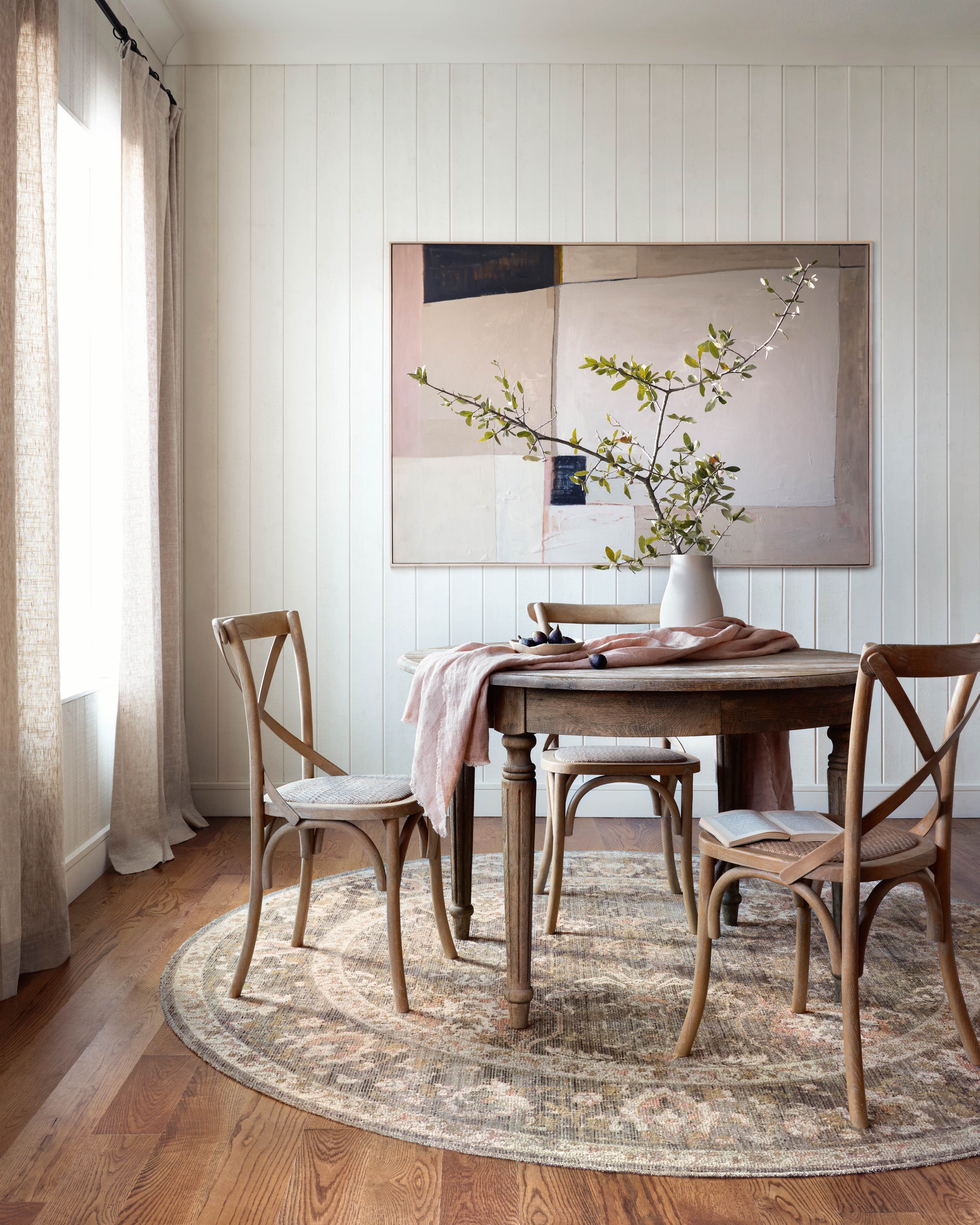 Chris Loves Julia x Loloi Rosemarie Sage / Blush Rug RUGS - patterned Loloi