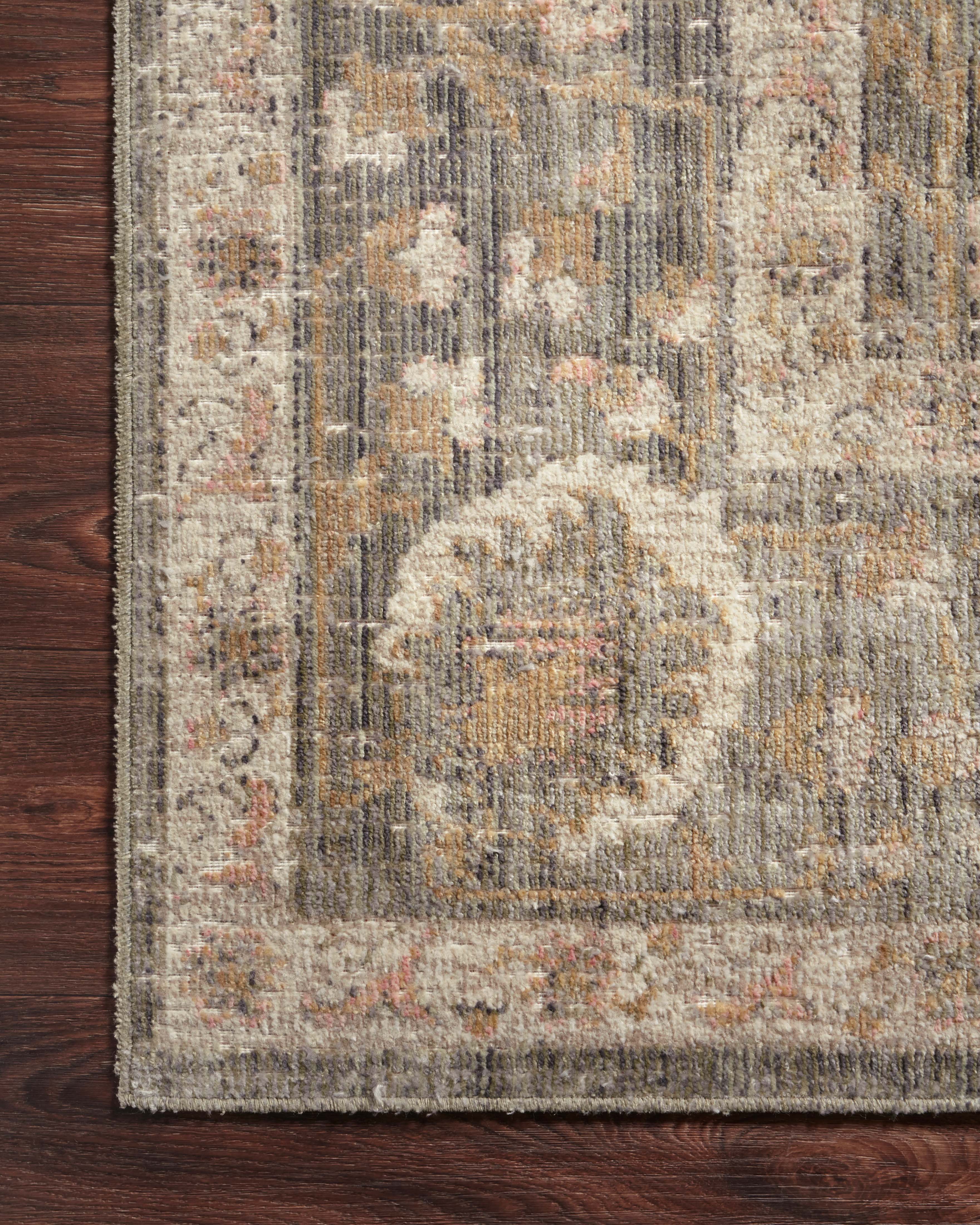 Chris Loves Julia x Loloi Rosemarie Sage / Blush Rug RUGS - patterned Loloi