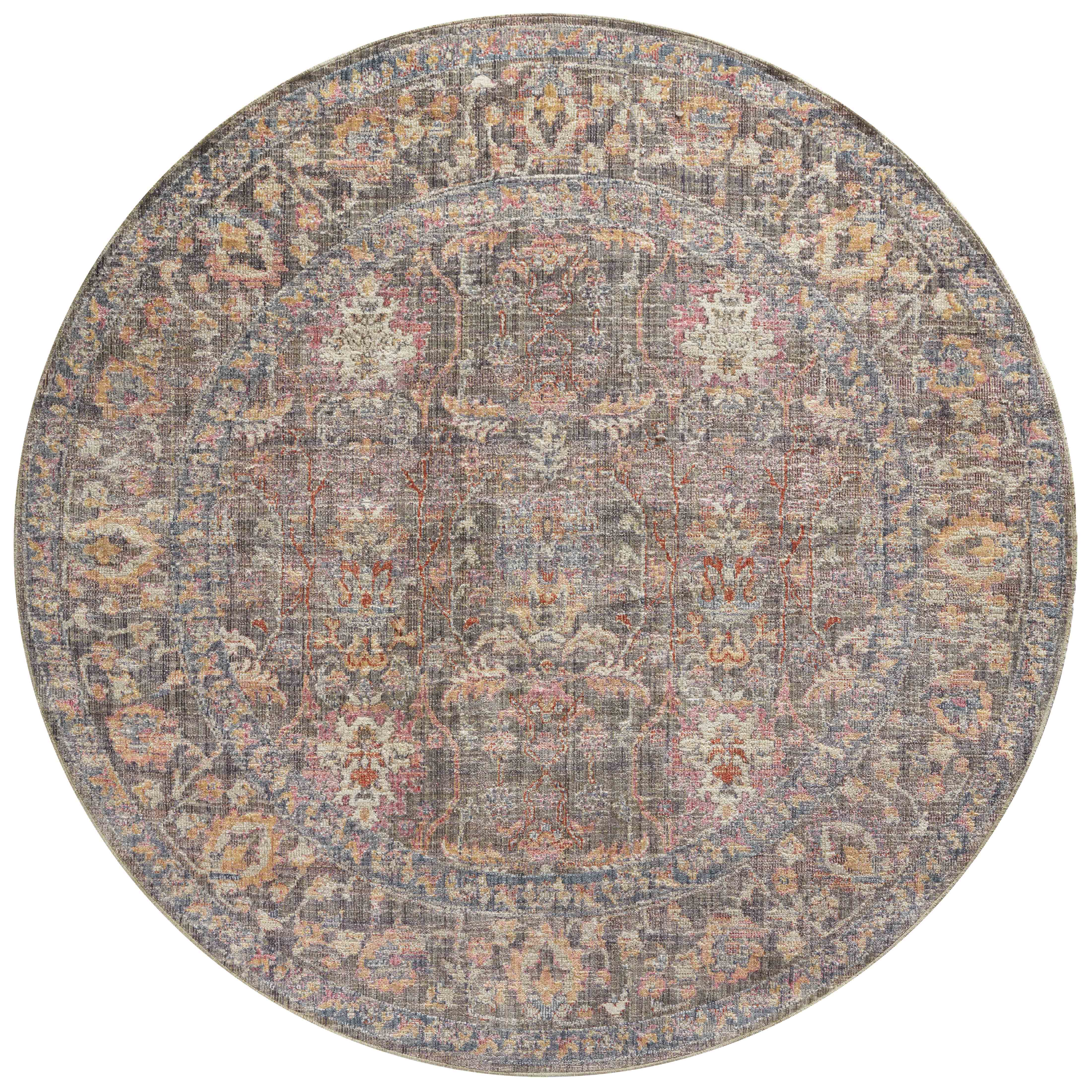 Chris Loves Julia x Loloi Rosemarie Stone / Multi Rug RUGS - patterned Loloi