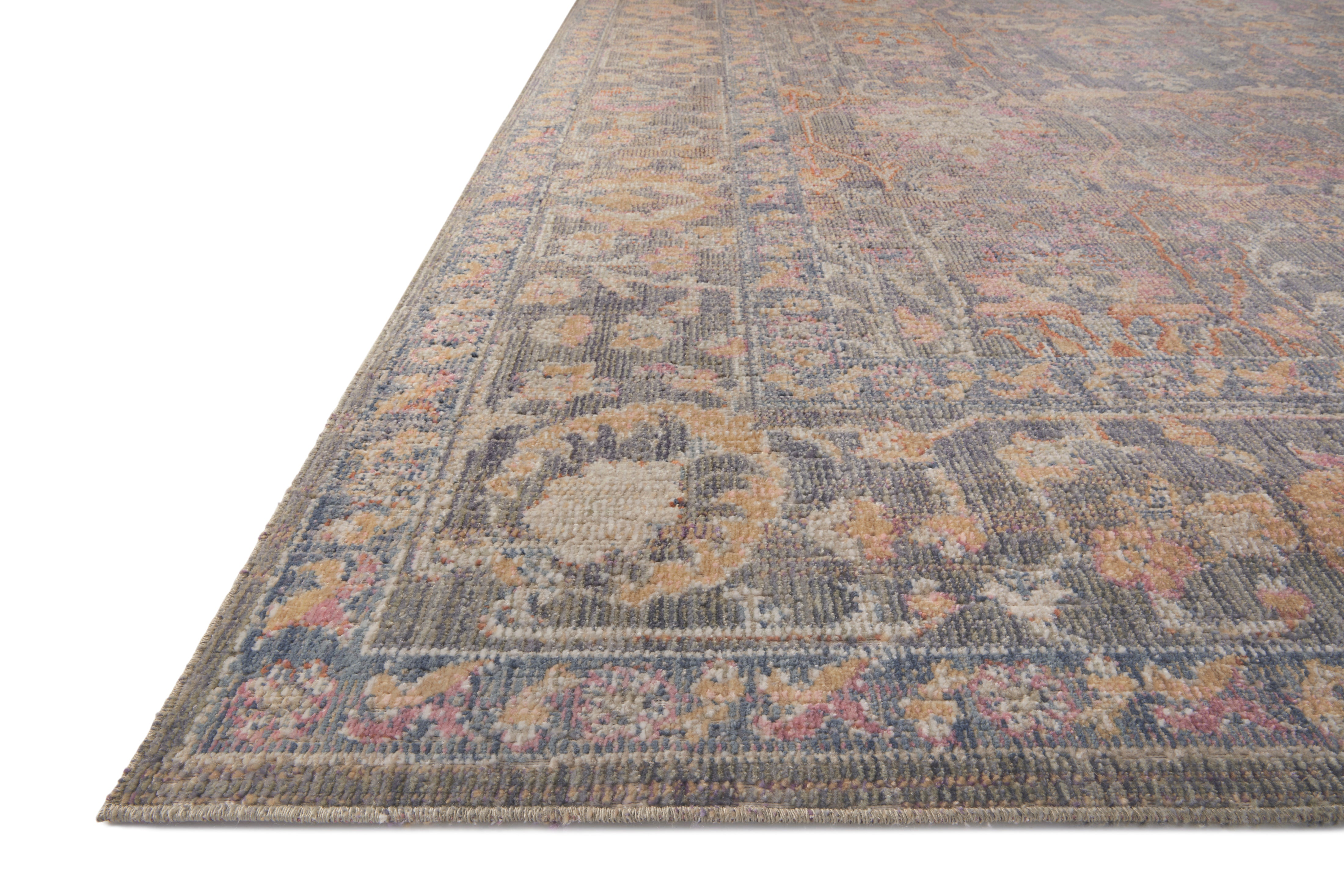 Chris Loves Julia x Loloi Rosemarie Stone / Multi Rug RUGS - patterned Loloi
