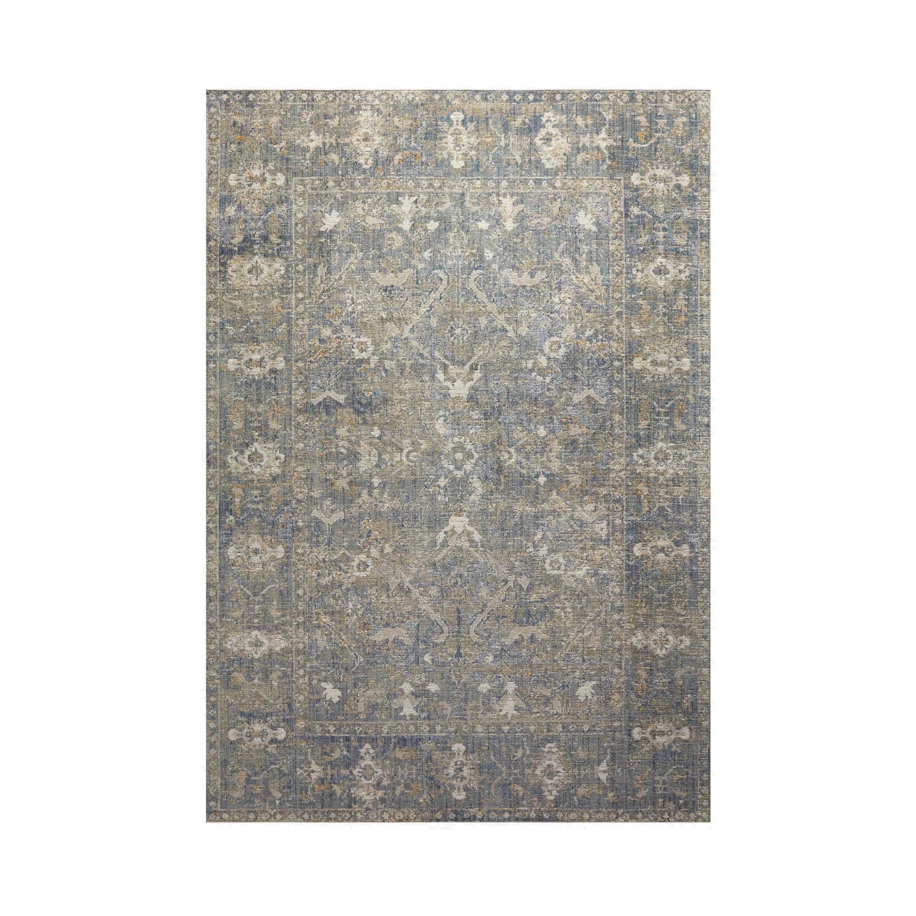 OVERSTOCK RUG - Chris Love Julia x Loloi Rosemarie Sand / Lagoon Rug - 2'7" x 4' IN STORE - Sale Rugs Loloi