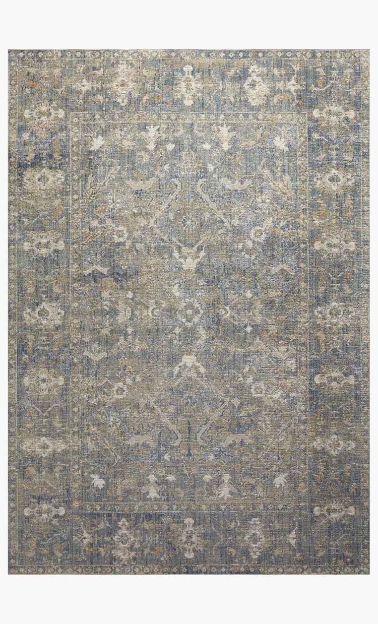 OVERSTOCK RUG - Chris Love Julia x Loloi Rosemarie Sand / Lagoon Rug - 2'7" x 4' IN STORE - Sale Rugs Loloi