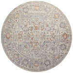 Chris Loves Julia x Loloi Rosemarie Oatmeal / Lavender Rug RUGS - patterned Loloi