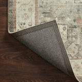 Loloi Rosette Slate / Ivory Rug RUGS - synthetic Loloi