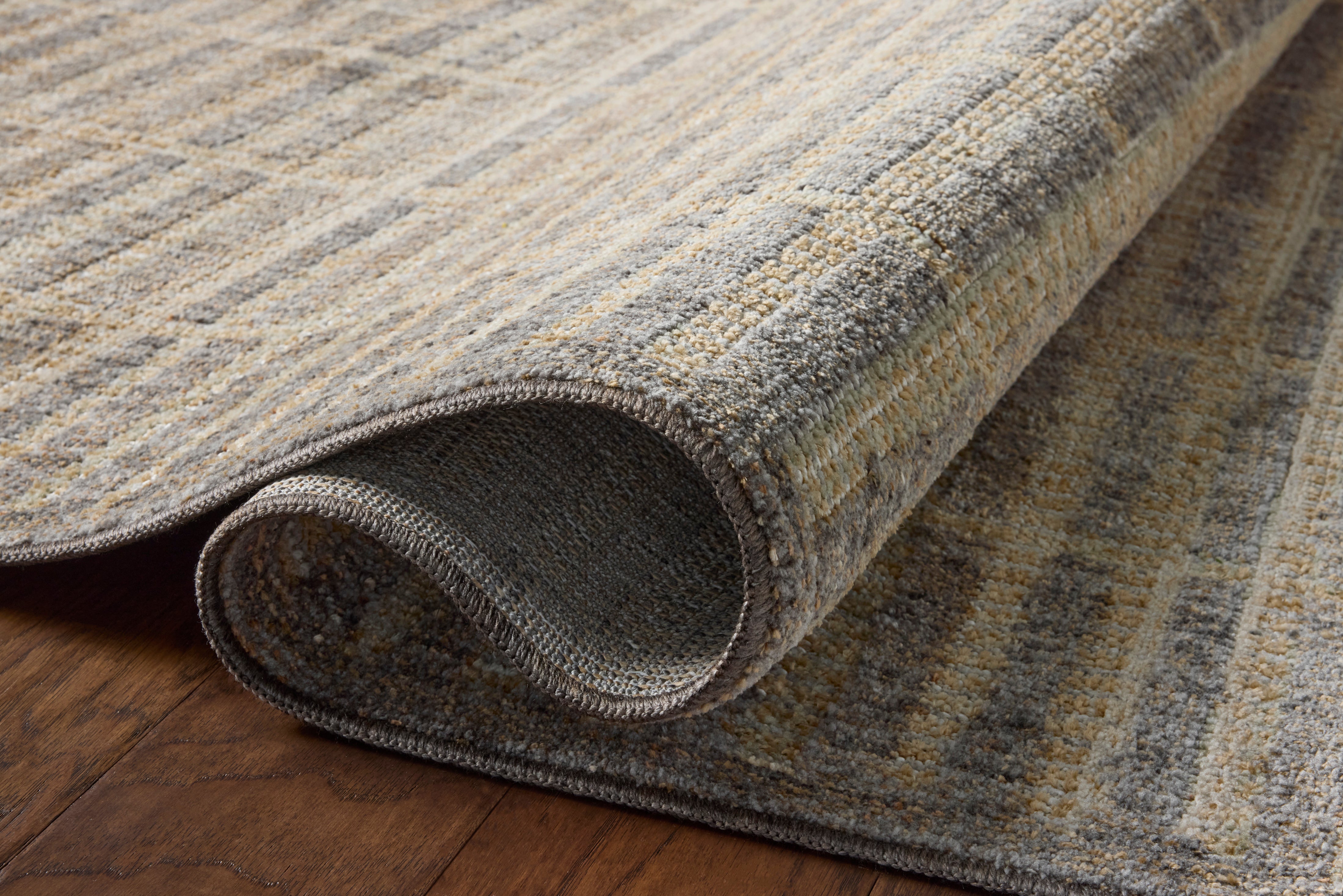 Loloi Roxie Smoke / Natural Rug RUGS - synthetic Loloi