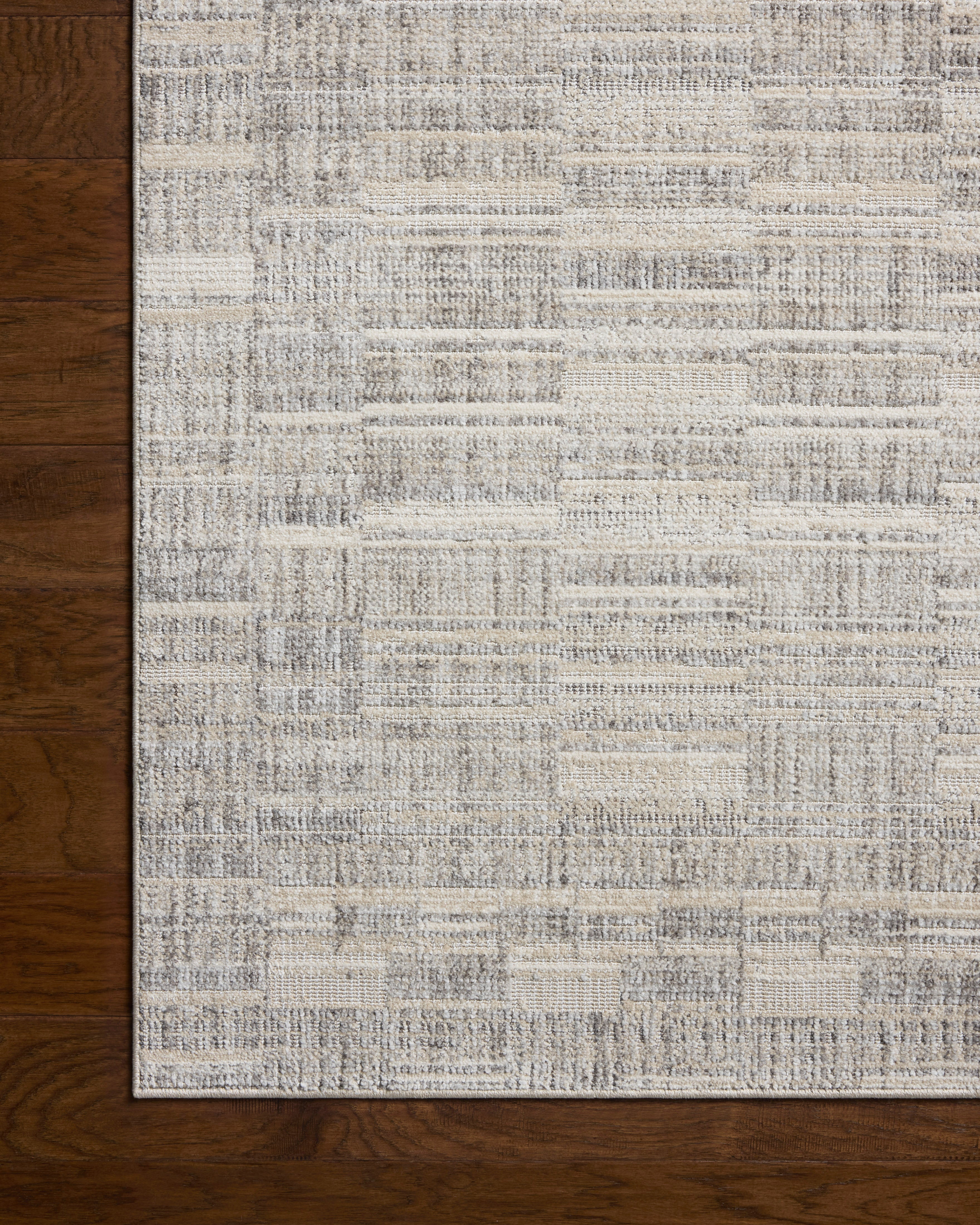 Loloi Roxie Granite / Oatmeal Rug RUGS - synthetic Loloi