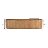 Theo Media Bench FURNITURE - bench Moe's Furniture