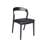 Rondo Dining Chair - set of 2 FURNITURE - dining chairs LH IMPORTS Black Frame