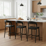 FLOOR MODEL - Rondo Counter Stool - Black FURNITURE - floor model LH IMPORTS