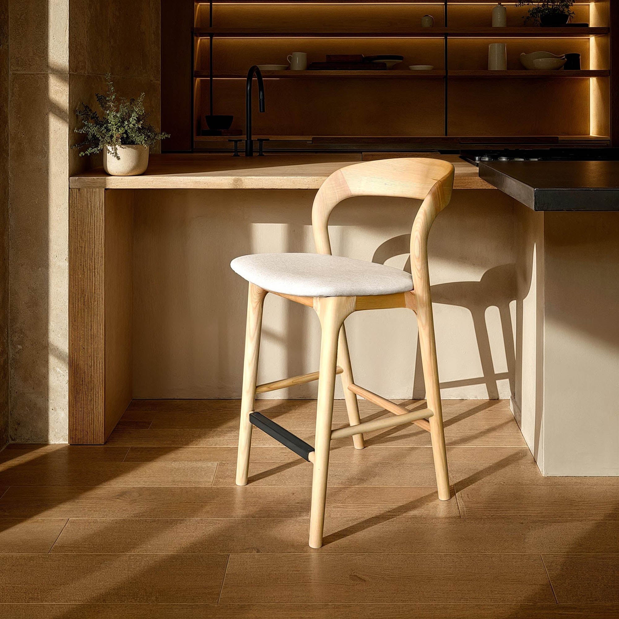 FLOOR MODEL - Rondo Counter Stool - Black FURNITURE - floor model LH IMPORTS