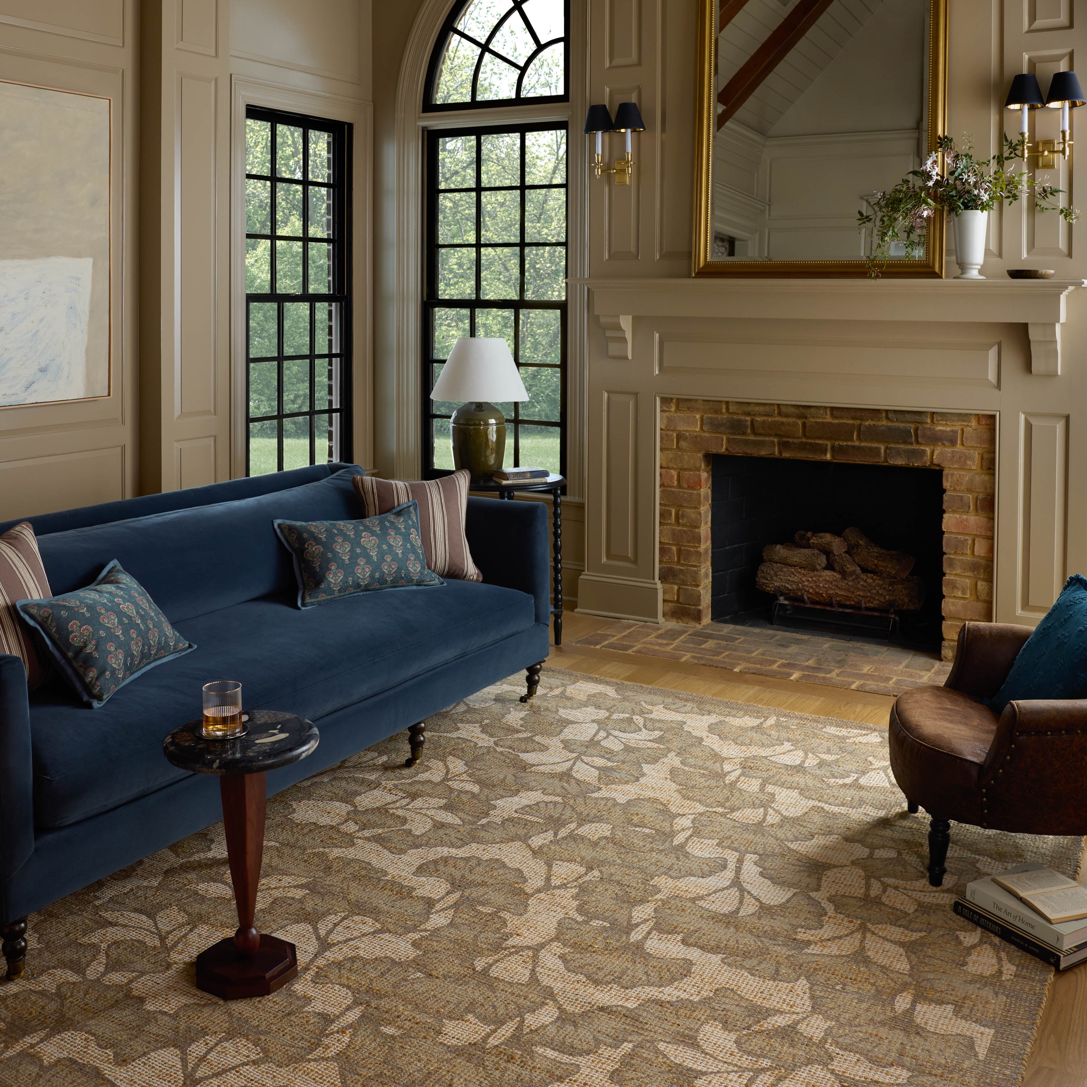 Chris Loves Julia x Loloi Rue Olive / Sage Rug RUGS - jute Loloi