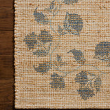 Chris Loves Julia x Loloi Rue Natural / Denim Rug
