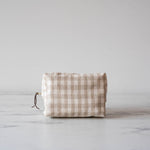 Rug & Weave made Gingham Linen Bag Toiletry Bag Rug & Weave Every Day