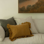 Rae Ruffle Pillow Cover 2 - PILLOWS - linen - warm Rug & Weave Pillows