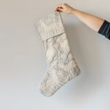 Ice Linen Stocking CHRISTMAS 2024 Indaba