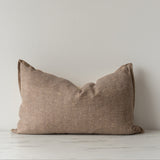 Jean Stoffer x Loloi Flange Pillow Dark Taupe 2 - PILLOWS - essentials - warm Loloi