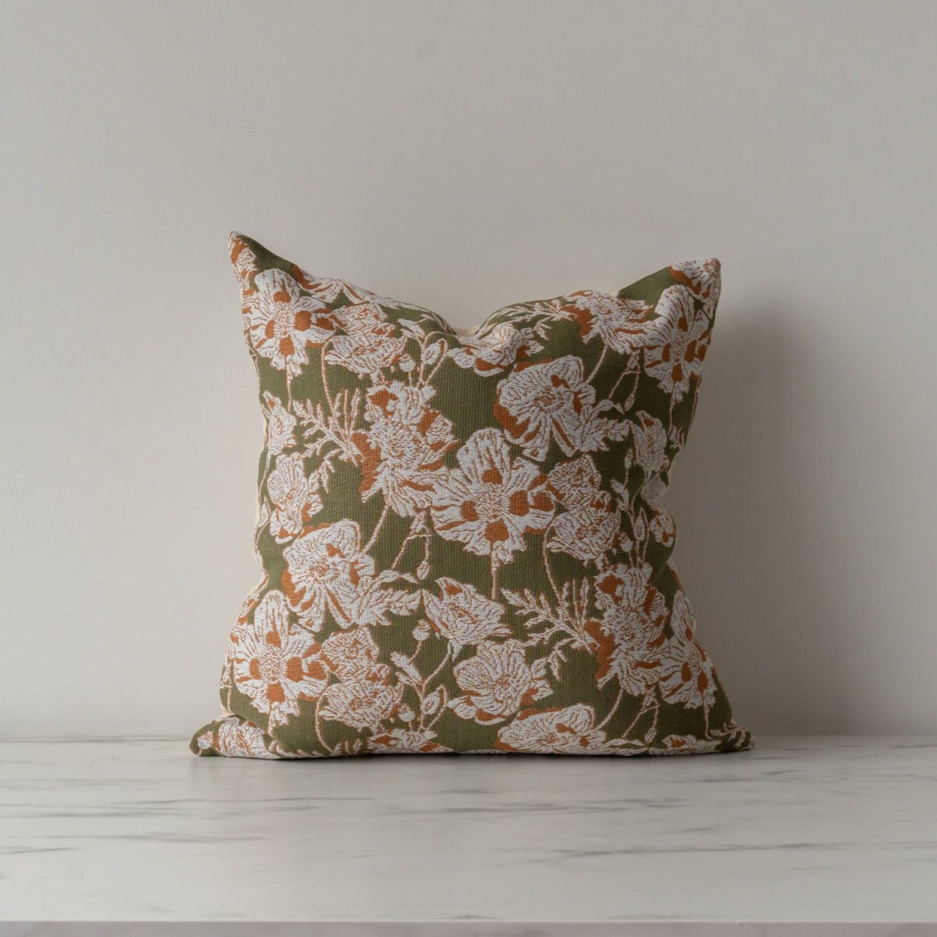 Chris Loves Julia x Loloi Matilda Olive/Orange Pillow 3 - PILLOWS - essentials - cool Loloi