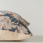 Chris Loves Julia x Loloi Matilda Blue/Orange Pillow 3 - PILLOWS - essentials - cool Loloi