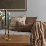 Amber Lewis x Loloi Avalon Wheat Pillow 1 - PILLOWS - essentials - neutral Loloi
