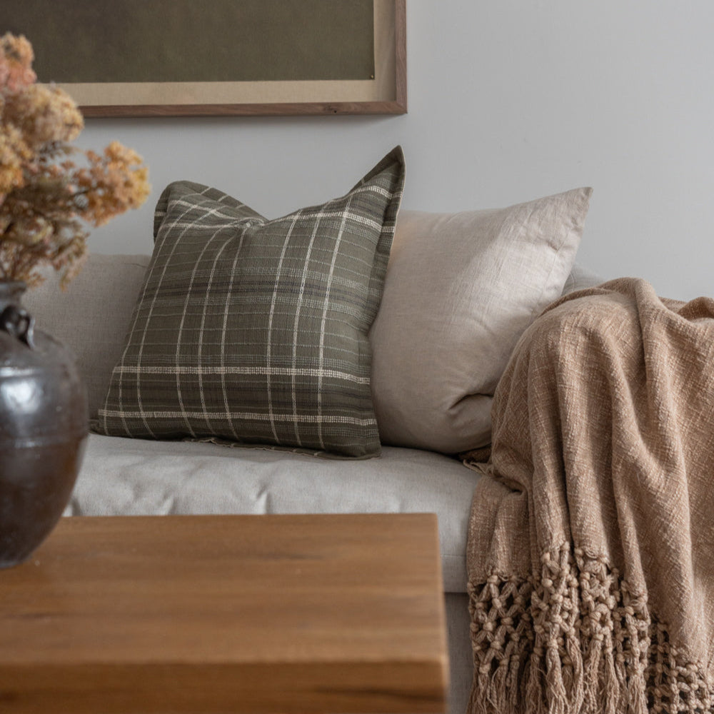 Amber Lewis x Loloi Avalon Olive Pillow 3 - PILLOWS - essentials - cool Loloi
