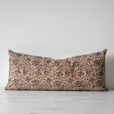 Agnes Long Lumbar Pillow Cover 1 - PILLOWS - block print - neutral Rug & Weave Pillows