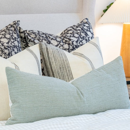 Cream Lucca Bhujodi Pillow Cover 1 - PILLOWS - Bhujodi - neutral Rug & Weave Pillows