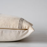 Cream Bhujodi Pillow Cover 1 - PILLOWS - Bhujodi - neutral Rug & Weave Pillows